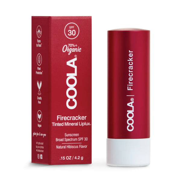 Coola Mineral Liplux SPF30 Firecracker - Cacao con Protección Solar 4,2gr