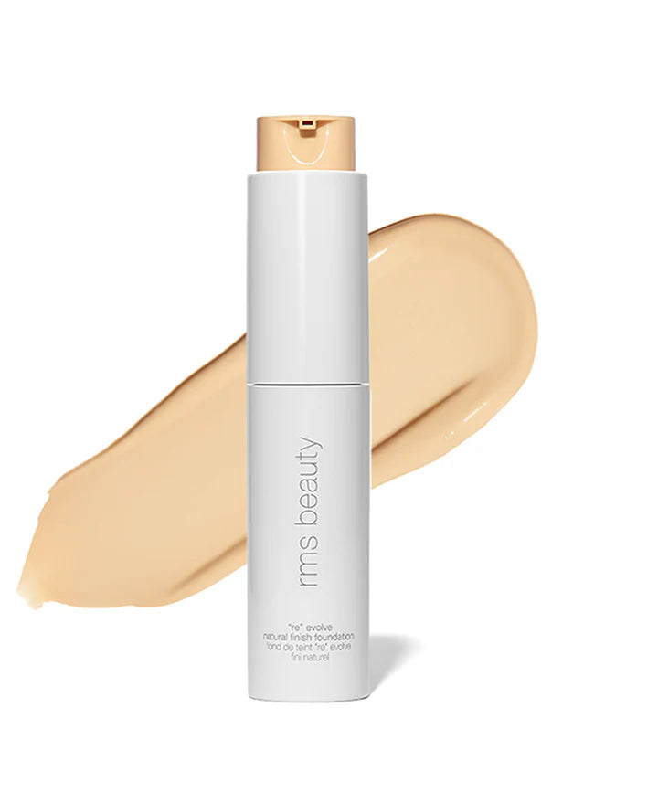 rms beauty ReEvolve Natural Finish Liquid Foundation - Base de Maquillaje 29ml + Tonos