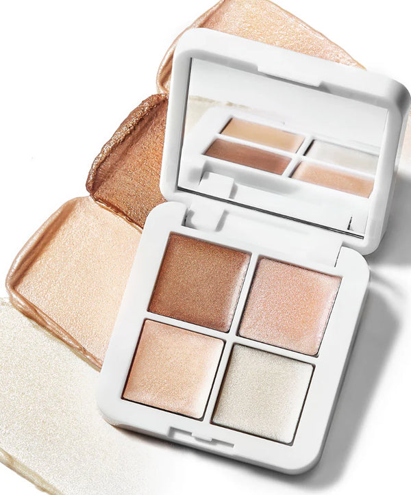 rms beauty Living Luminizer Glow Quad - Paleta Iluminadores y Bronceador 4,8gr