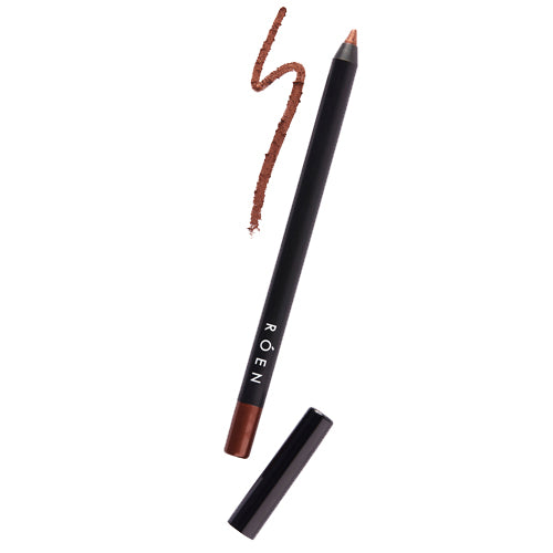 RÓEN Eyeline Define Eyeliner Pencil Shimmering Brown - Delineador de Ojos Marrón con Reflejos Dorados