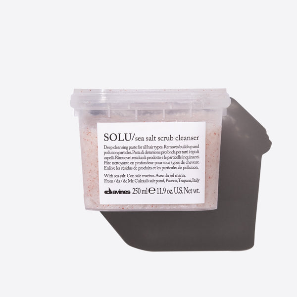 Davines SOLU Sea Salt Scrub Cleanser - Pasta Exfoliante de Sal Marina 250ml