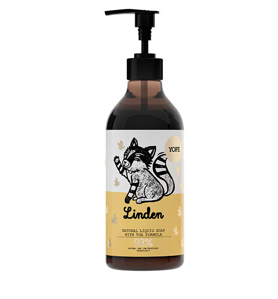 Yope Linden Natural Liquid Soap con TGA Formula 500ml