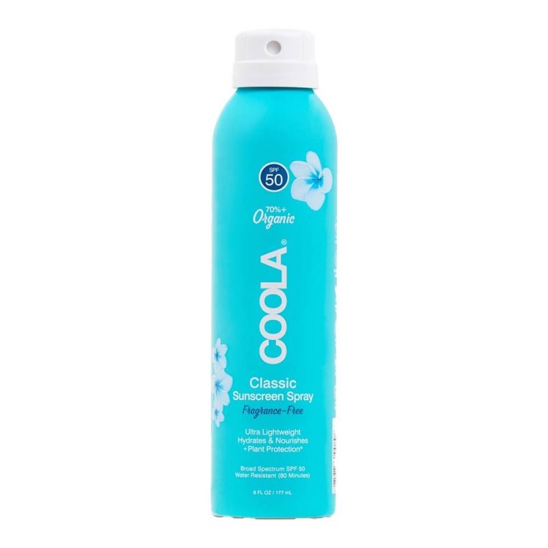 Coola Classic Sunscreen Spray Fragrance Free SPF50 - Protección Solar en Spray para el cuerpo 177ml