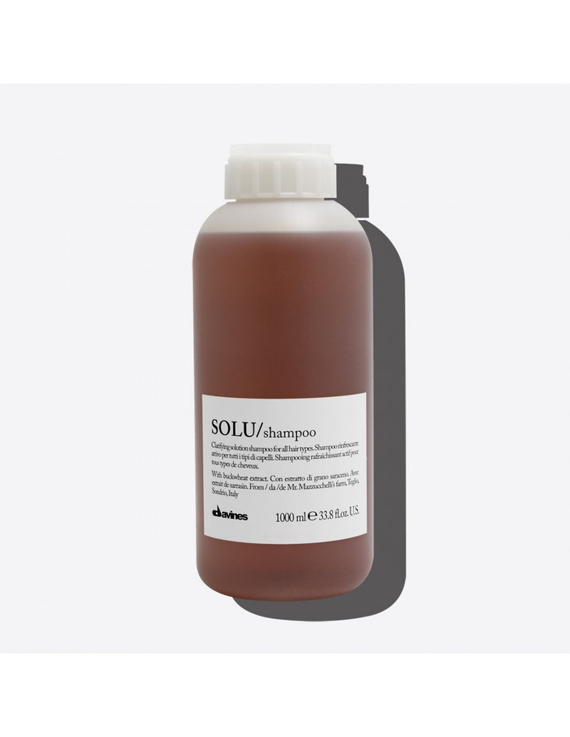 Davines SOLU Shampoo - Champú Refrescante Litro